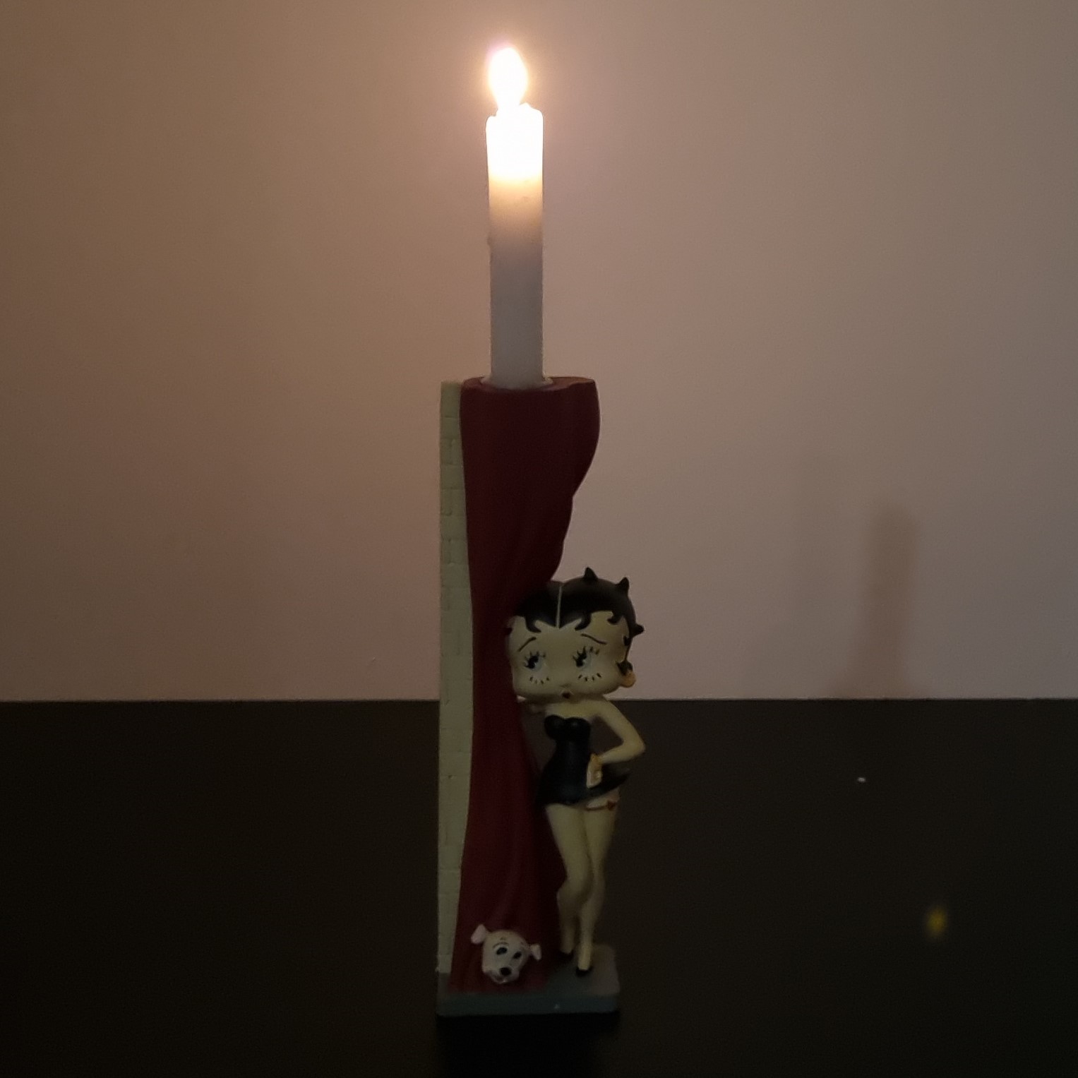 Betty Boop candle stand