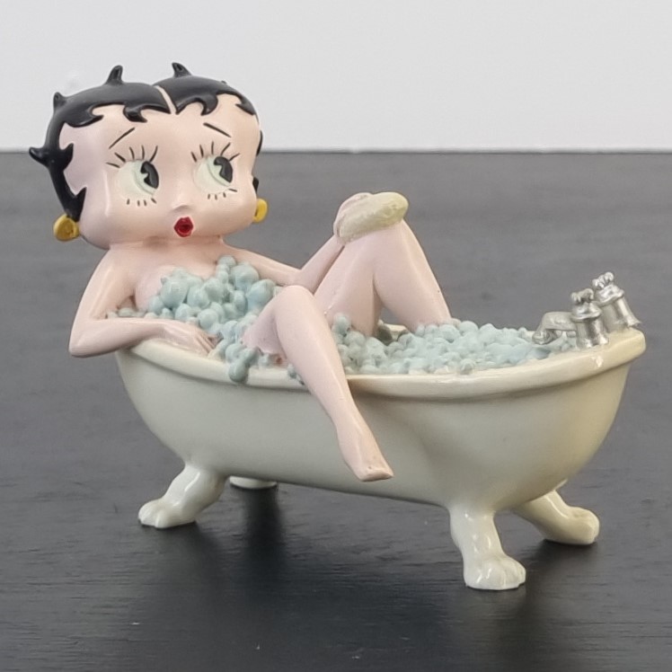 Betty Boop in a bath figurine