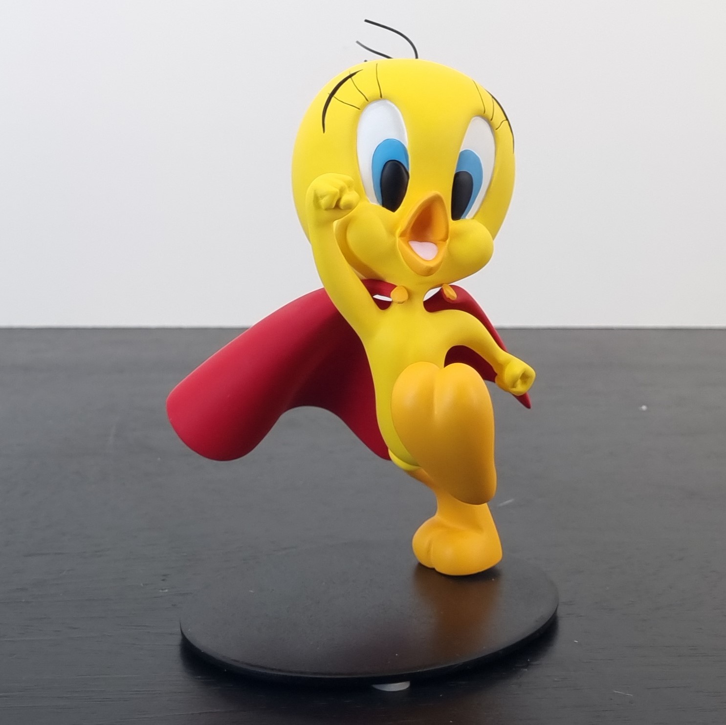 Tweety bird as Super Tweety figurine _left front