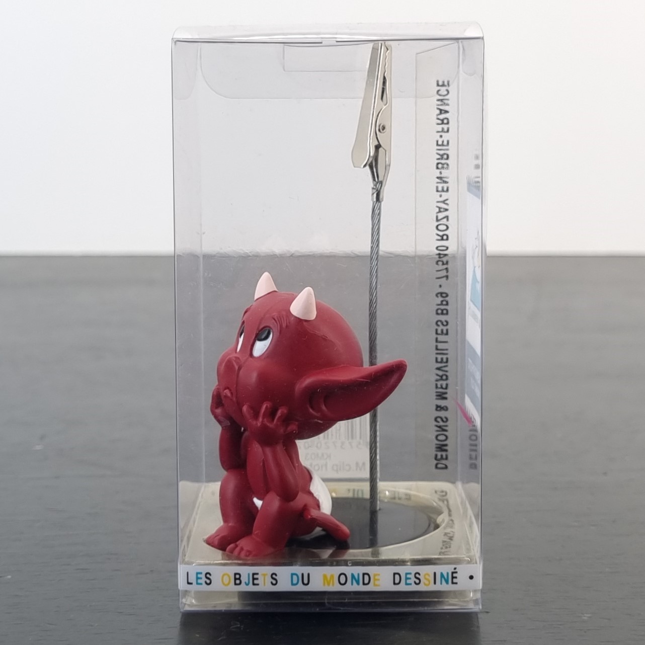 Hot Stuff Devil memo holder - Pondering _left