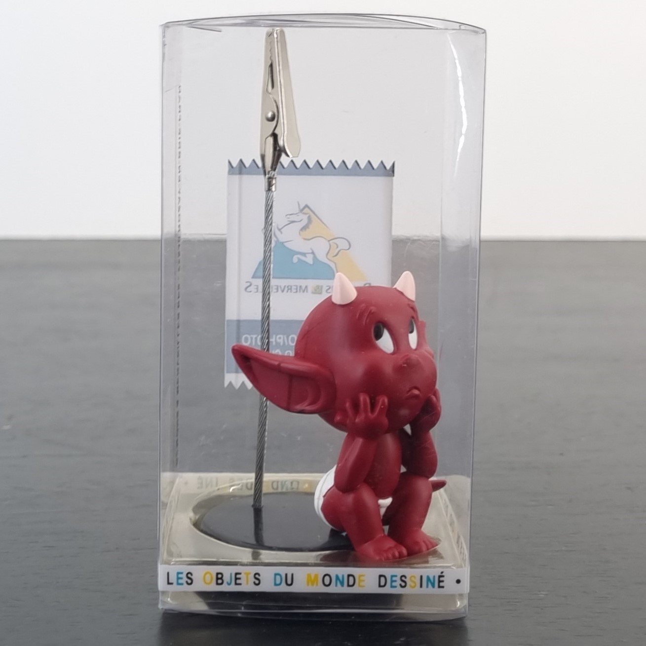 Hot Stuff Devil memo holder - Pondering