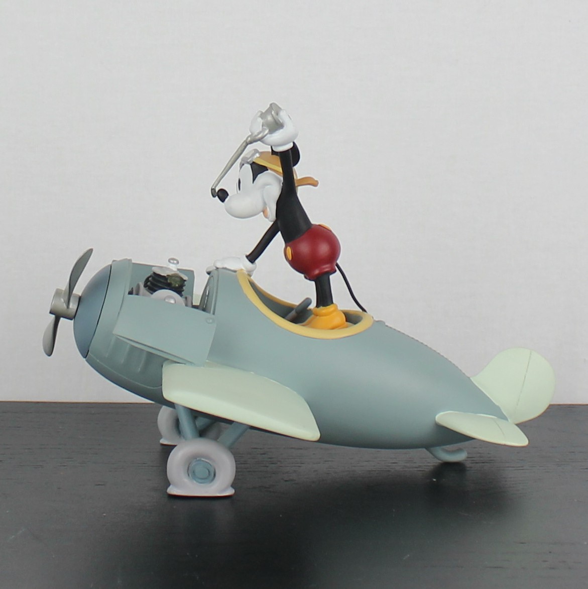 Mickey Mouse airplane mechanic statue _left