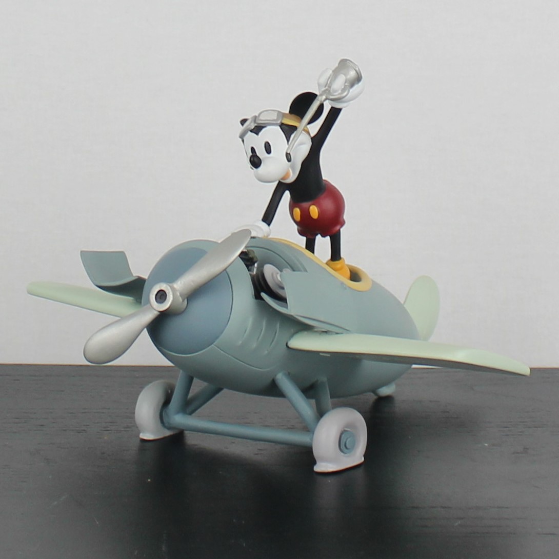 Mickey Mouse airplane mechanic statue