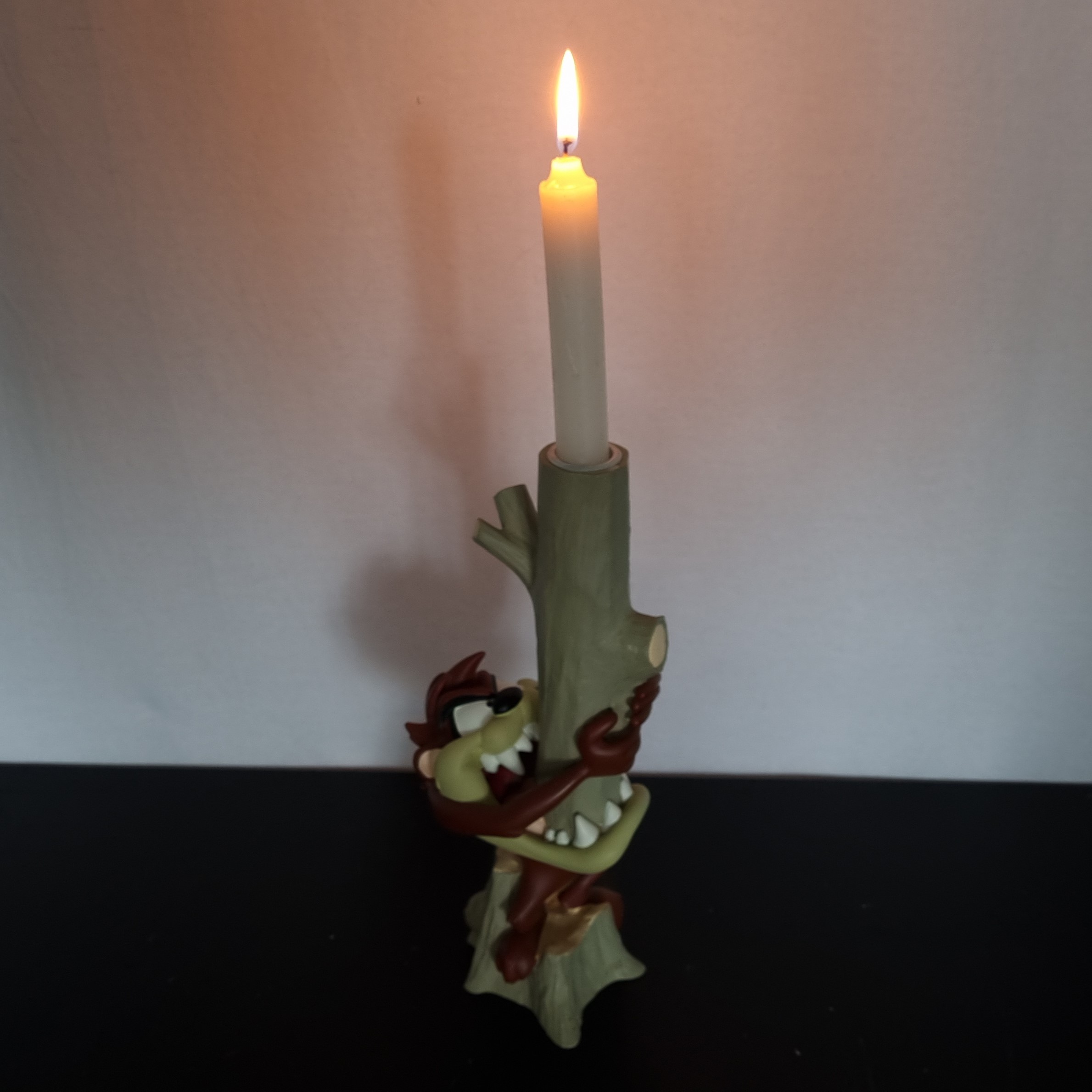 Vintage Tasmanian Devil candle stand