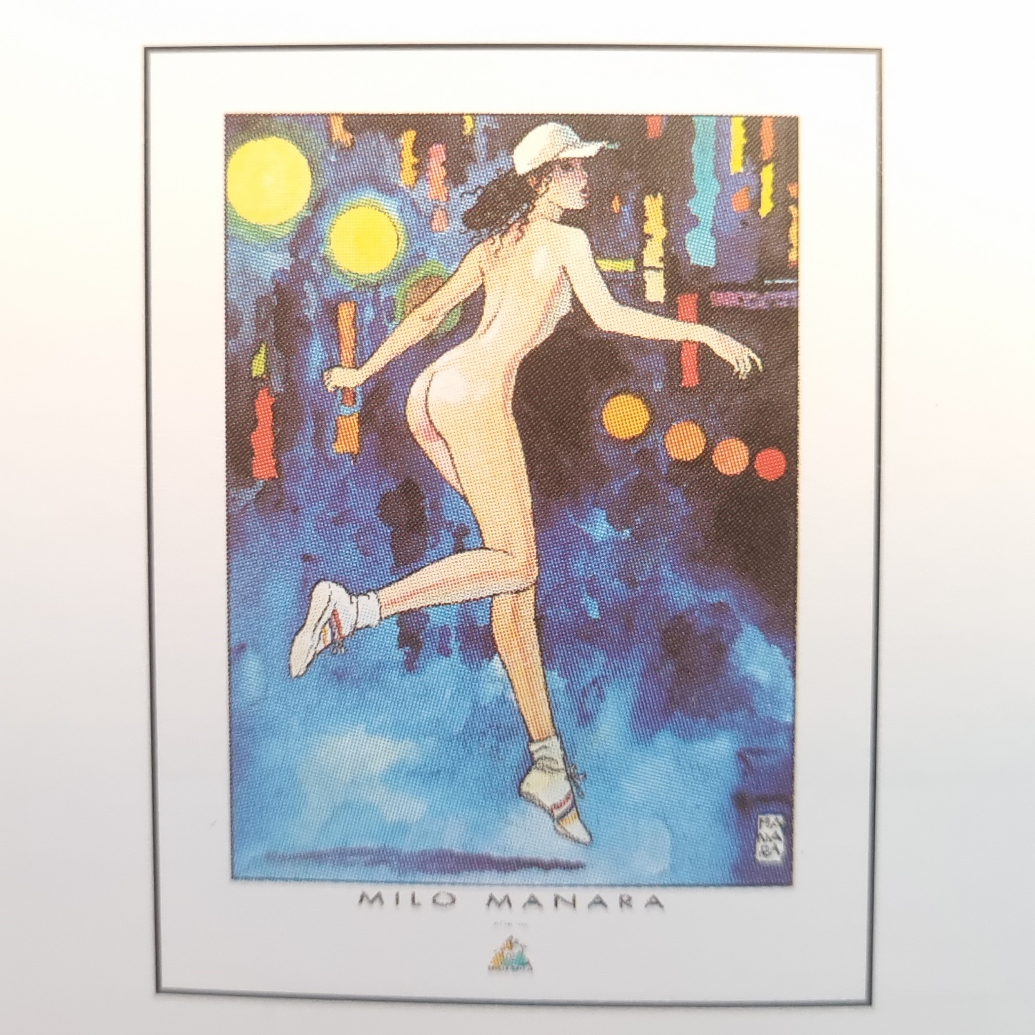 Milo Manara poster from Claudia