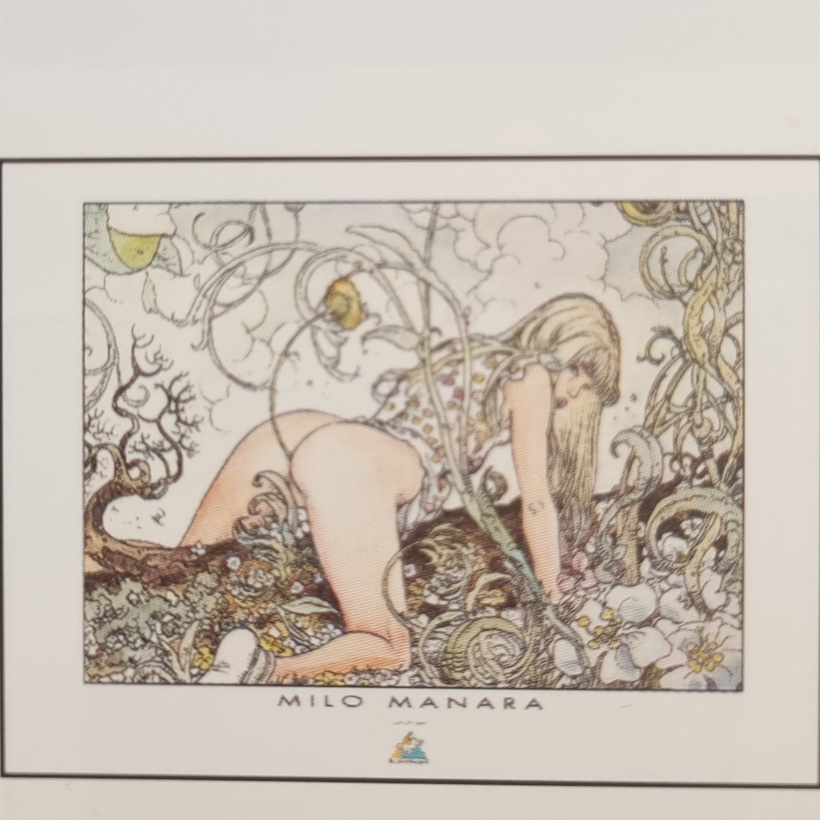 Milo Manara poster - In the forrest