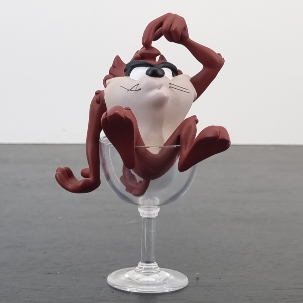 Tasmanian Devil in a glass figurine _front