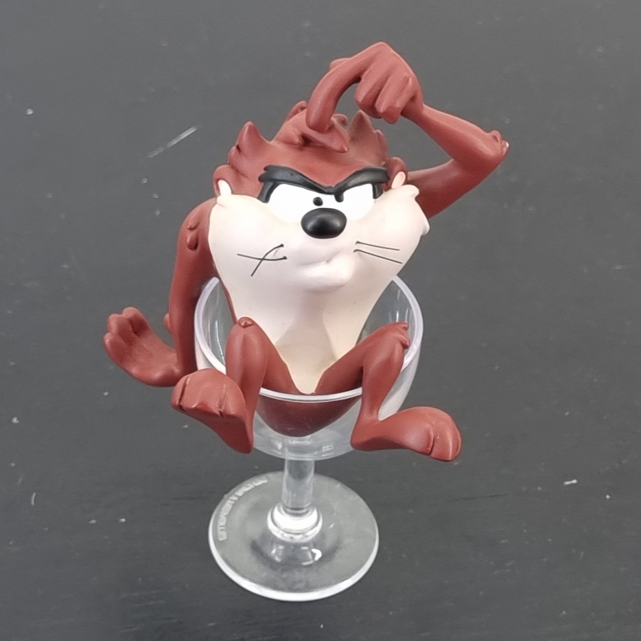 Tasmanian Devil in a glass figurine