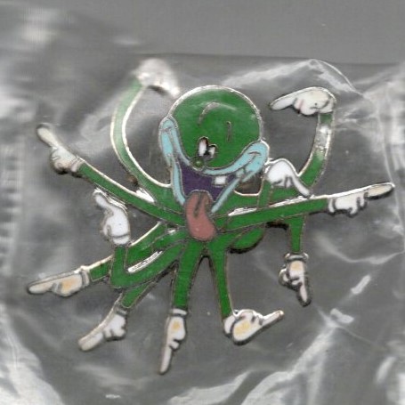 Tex Avery the Octopus pin