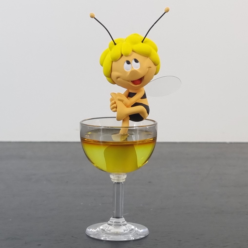 Maya the Bee figurine - In a glass _front