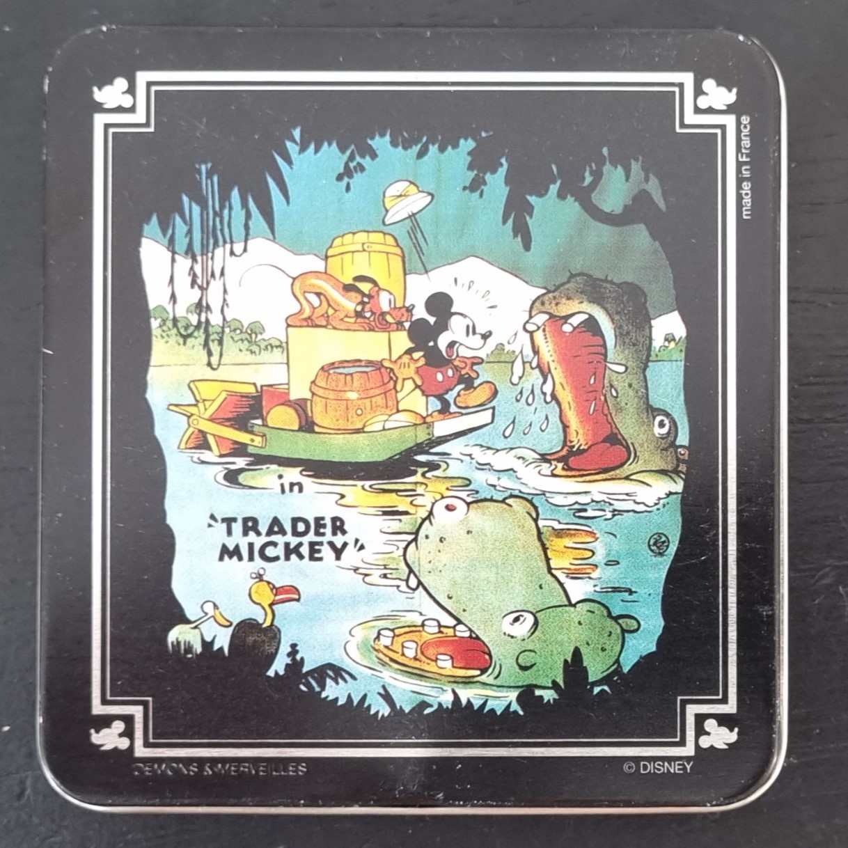 Mickey Mouse trader mickey tin box