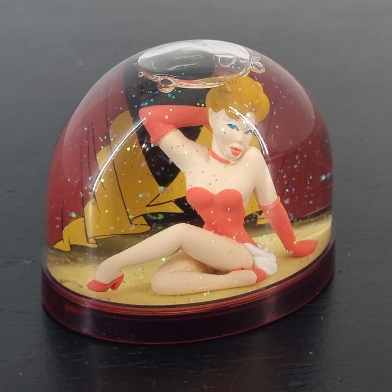 Red Tex Avery Snowglobe