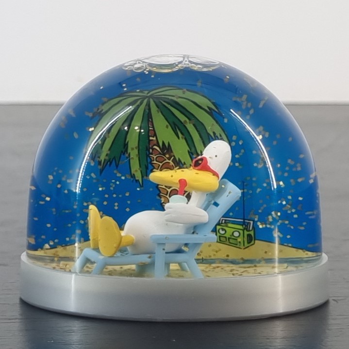 Sitting Ducks Snowglobe _front