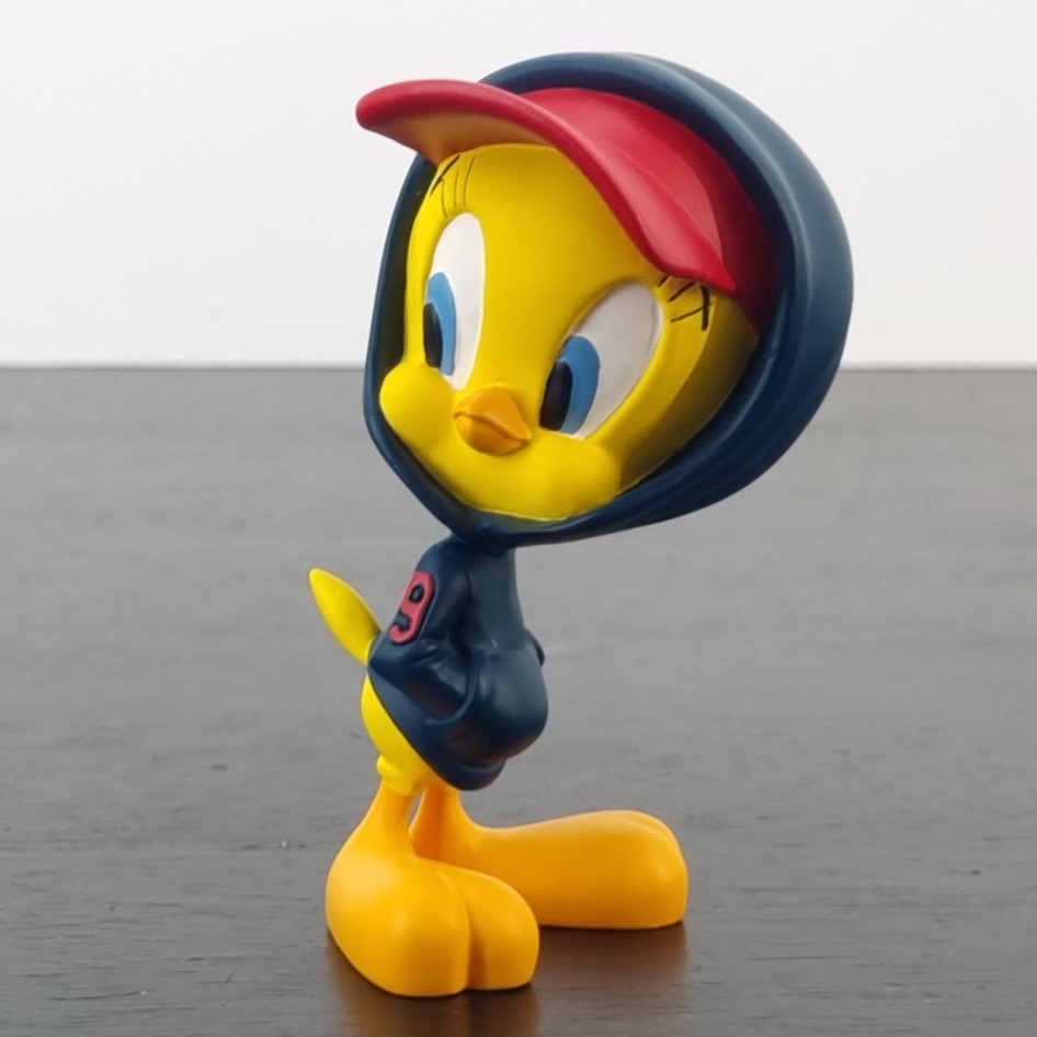 Tweety Bird with hoody figurine _left front