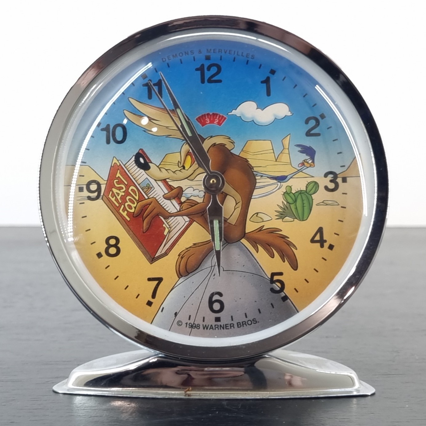 Wile E Coyote alarm clock